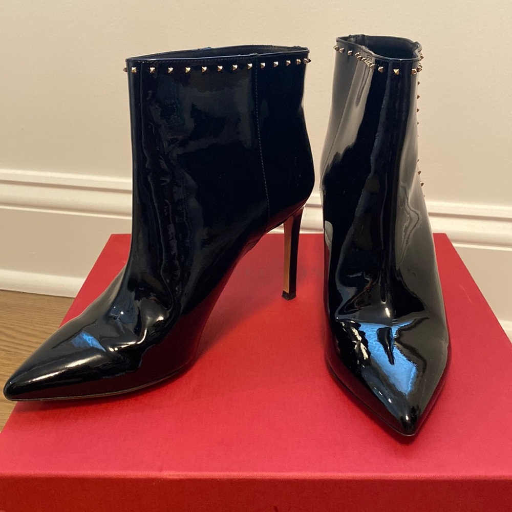 Valentino Patent Leather Boots